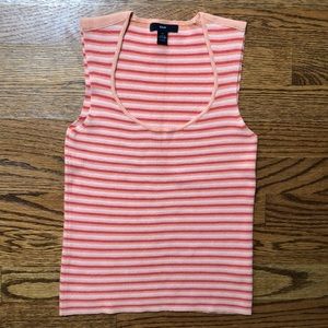 Gap striped knit tank top